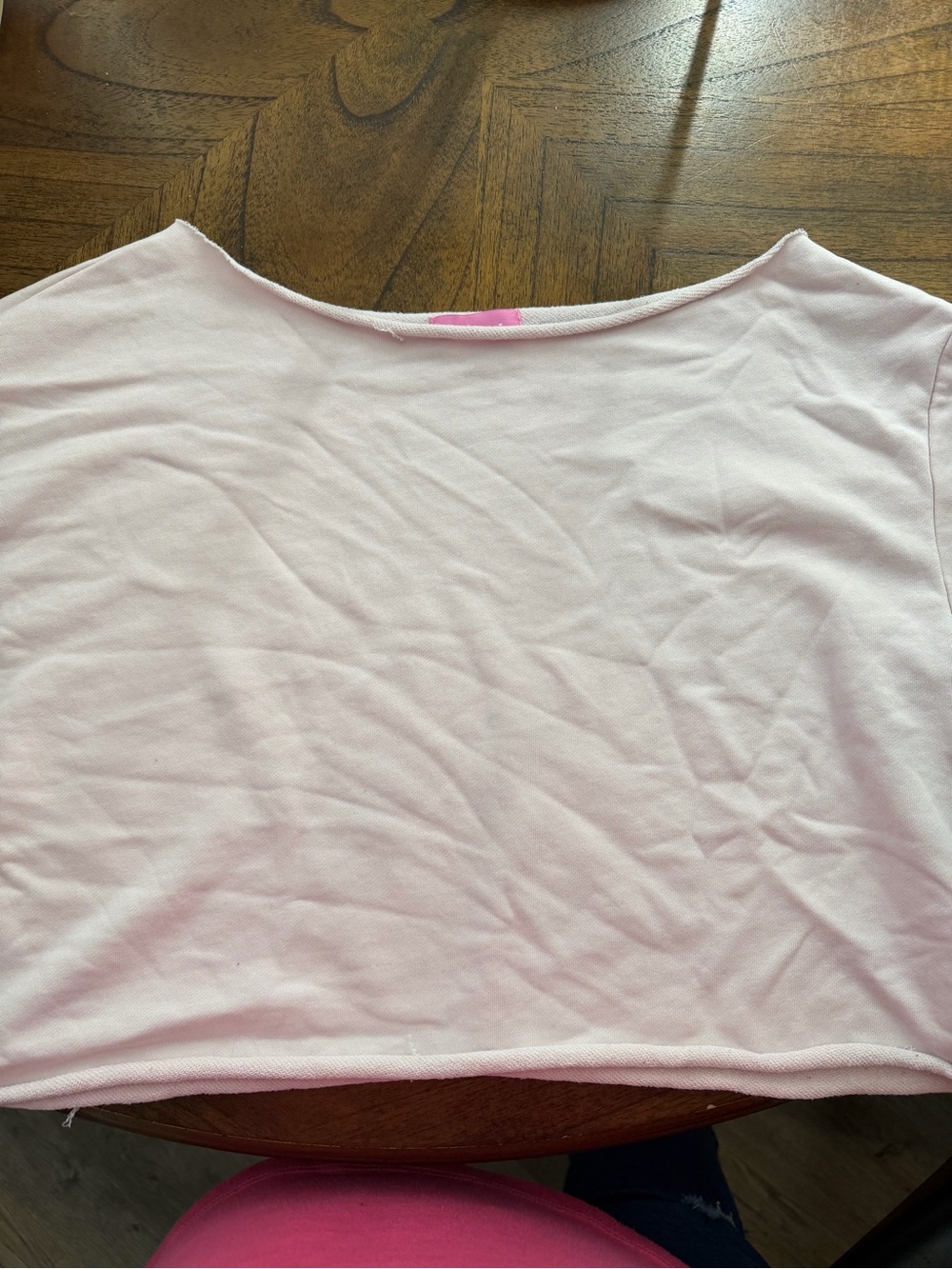 Edikted Light Pink Crop Off the Shoulder Top XS- READ FULL POST